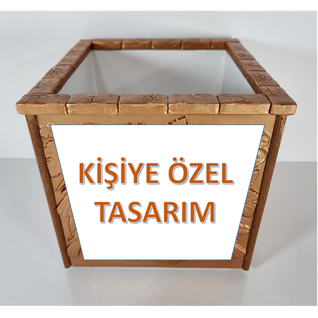 Özel Tasarım 3d Kaplama Seramik Saksı, Üç Boyutlu Dekoratif Saksı