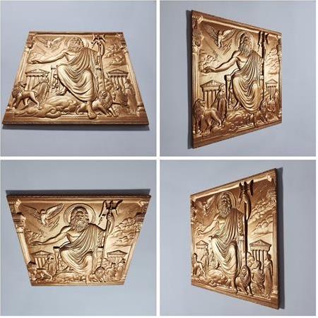Zeus  3D Taş Tablo, Üç Boyutlu Taş Tablo (55186)